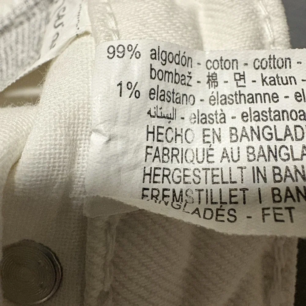 White Jeans Girls‎ Size 2 Skinny Ankle Zara Pants Denim Stretch NEW
